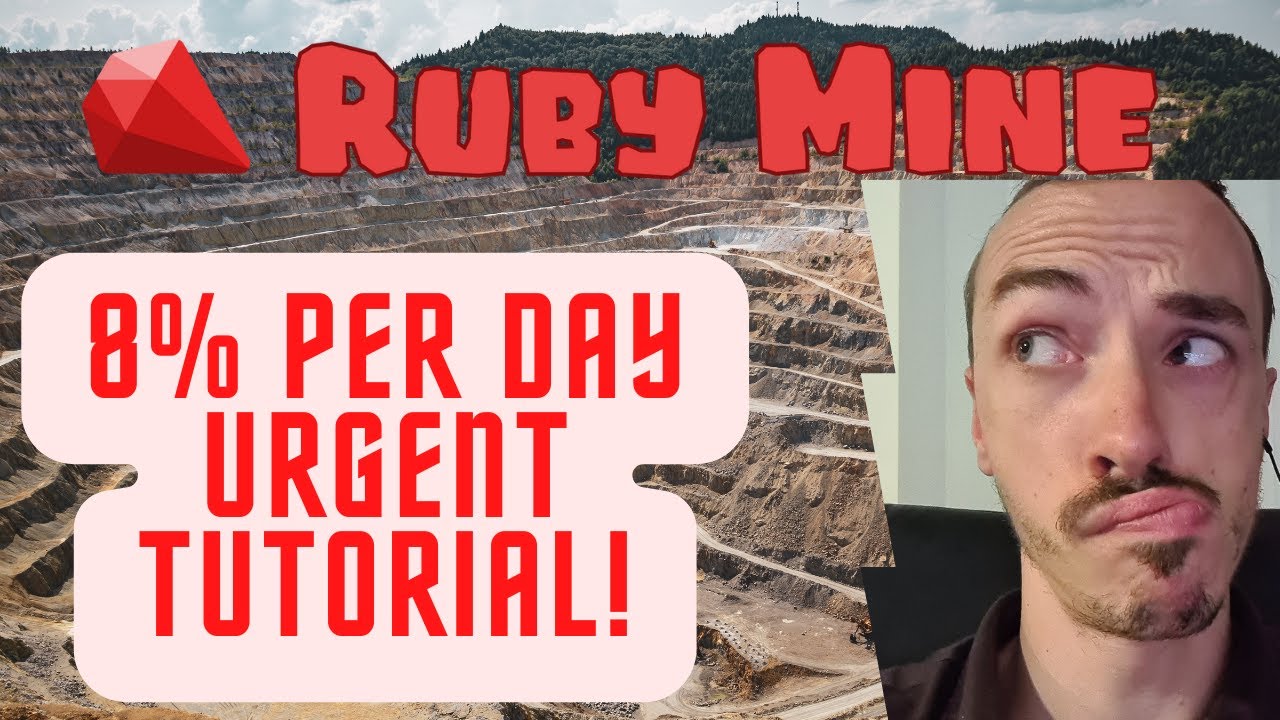 🔥8% DAILY! RUBYMINE FULL TUTORIAL 💎 URGENT!!!