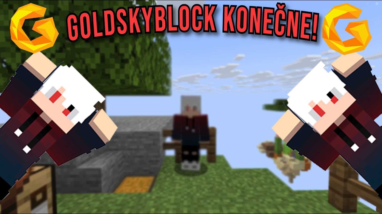 GoldSkyblock Objavujeme všetky ostrovy! 💛🔥#1 (#minecraft)