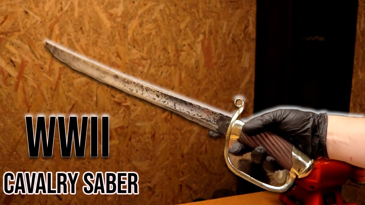 Restoration of a cavalry saber WWII