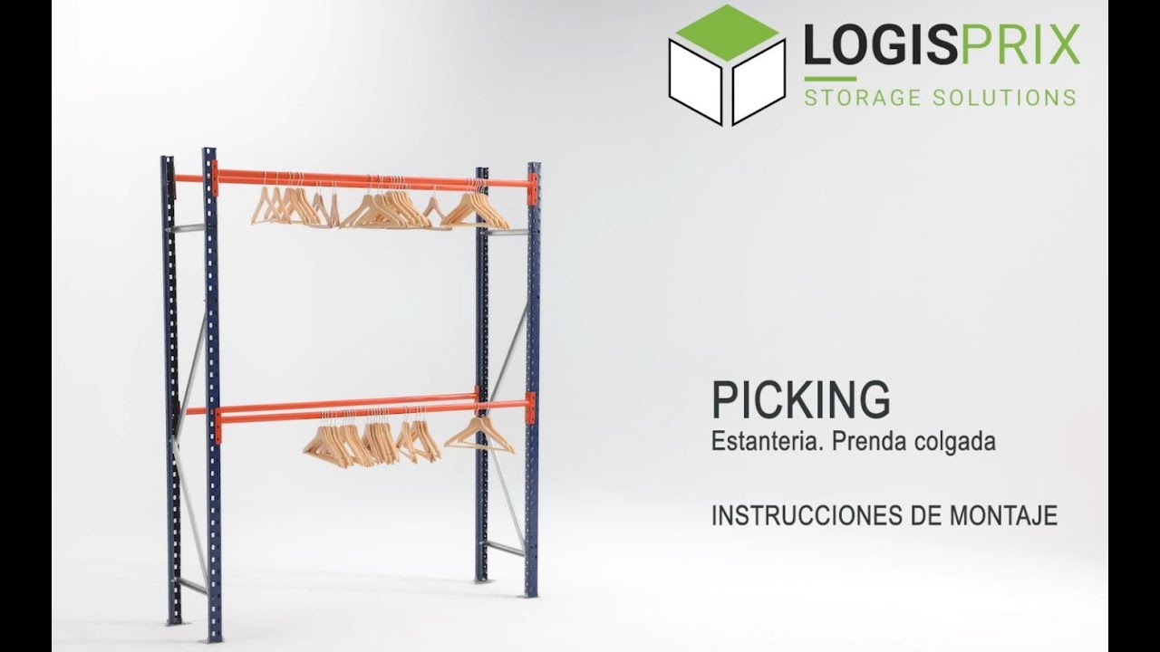 Manual de Montaje Estantería para Prenda Colgada Logisprix