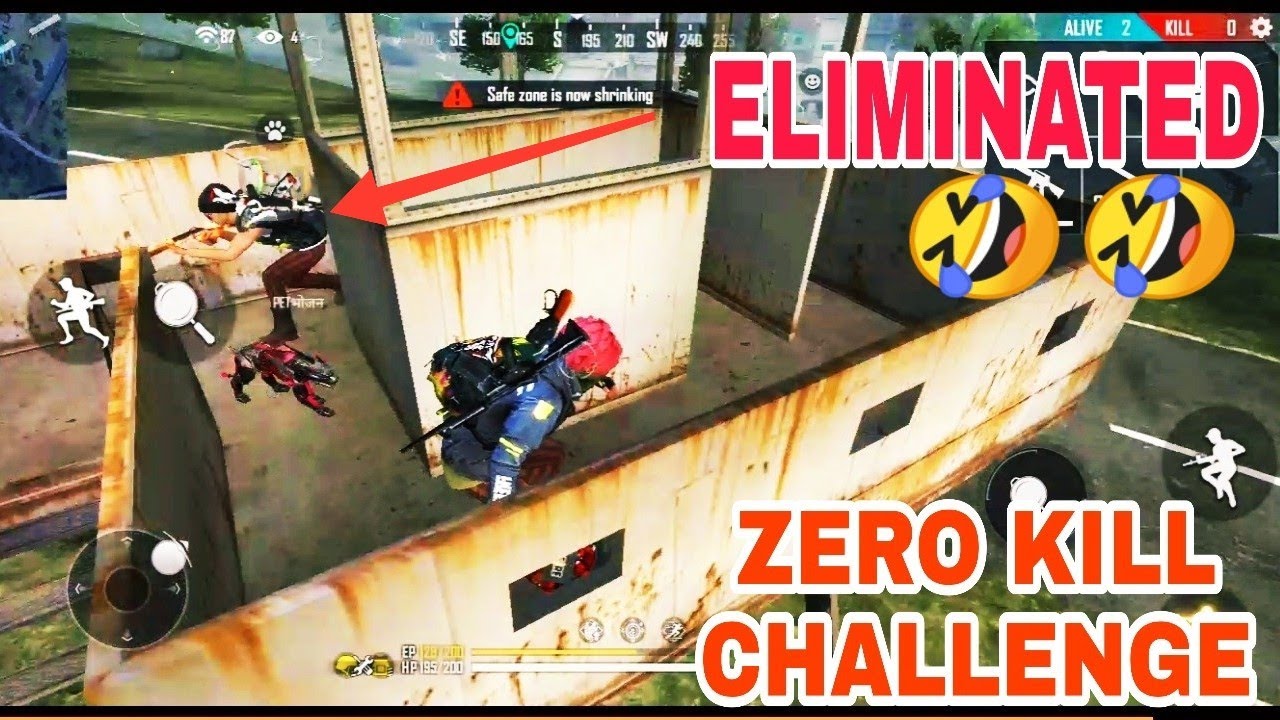 Zero kill challenge FREE FIRE rank match
