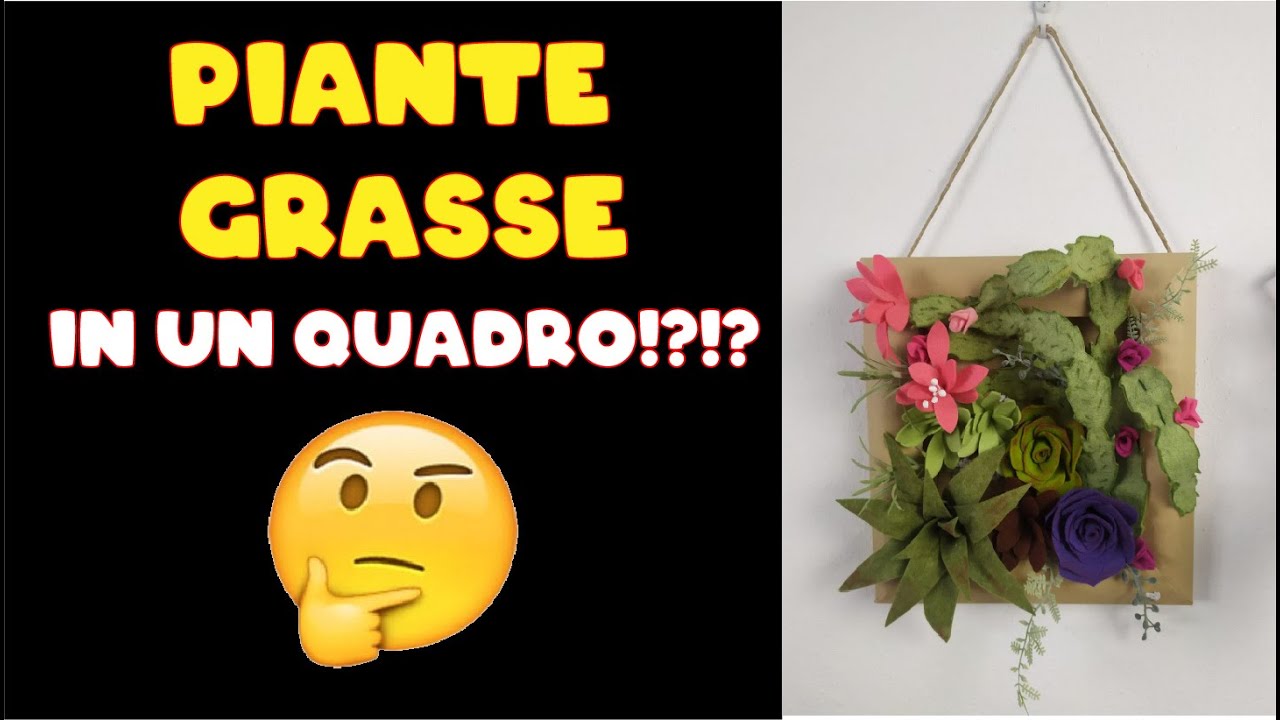 Piante grasse in un quadro!?!? Yes, we can! #piantegrasse #pannolenci #succulent