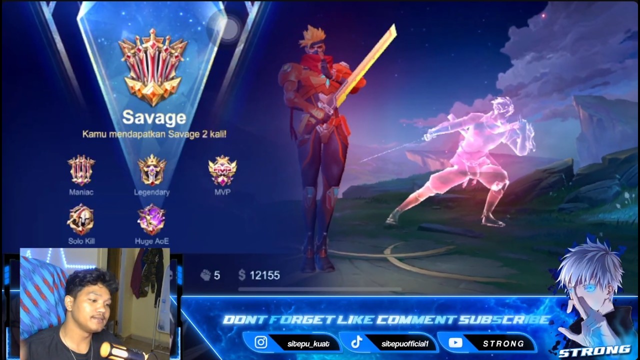 SAVAGE KE DUA  DI MOBILE LEGEND