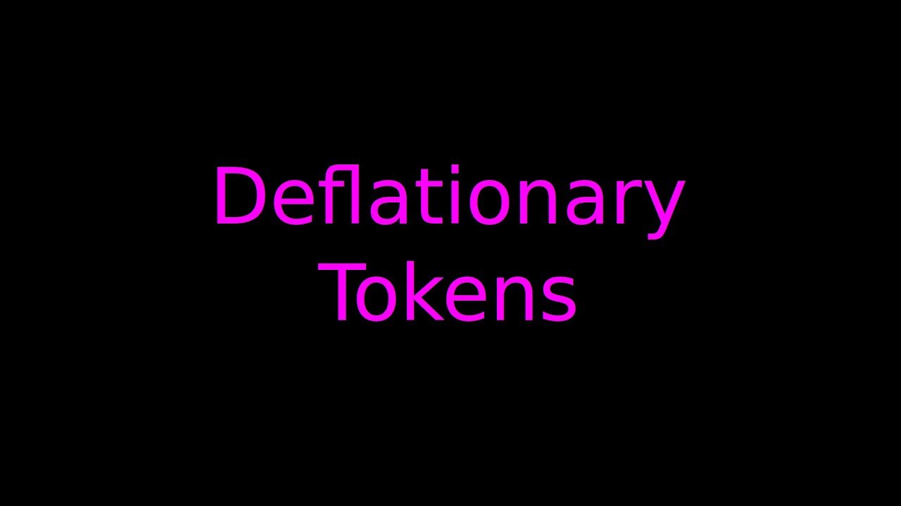 Deflationary Tokens Do Battle