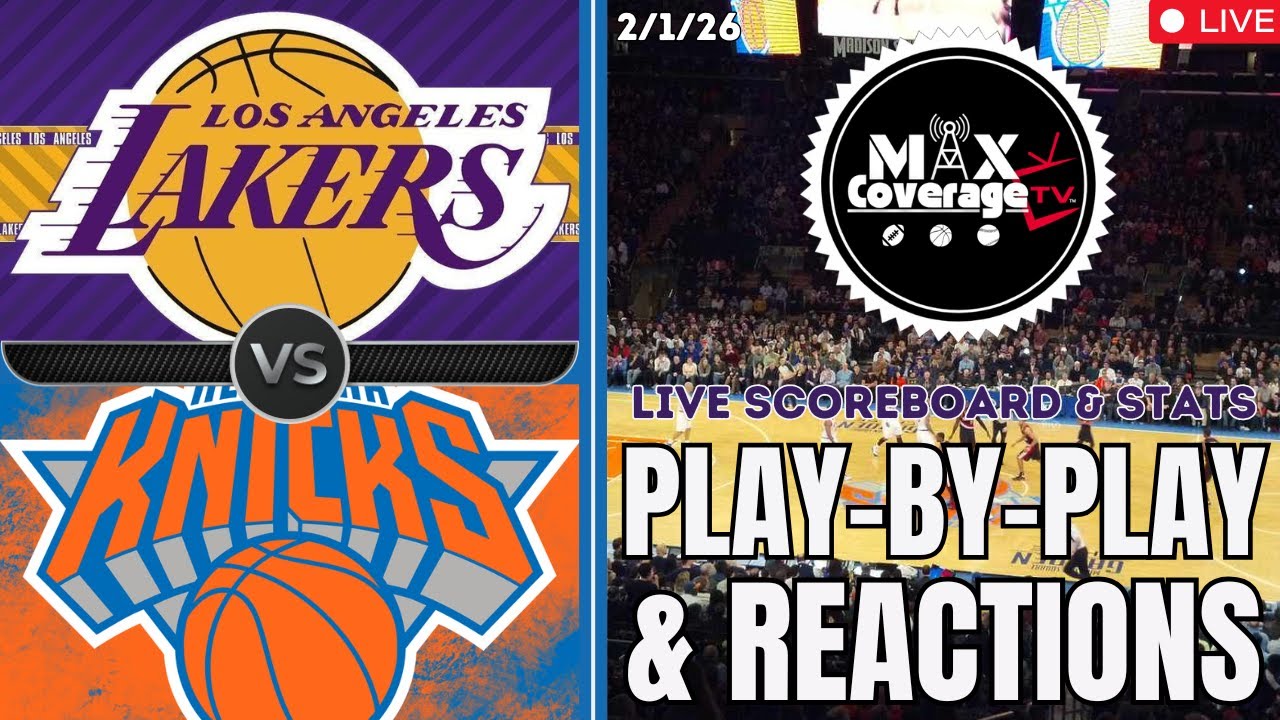 🔴LIVE - Los Angeles Lakers vs New York Knicks - Play-By-Play & Reactions (2/1/26)