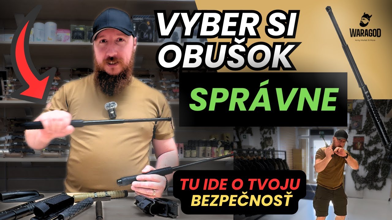 Teleskopický obušok: Ako si vybrať ten najlepší na sebaobranu