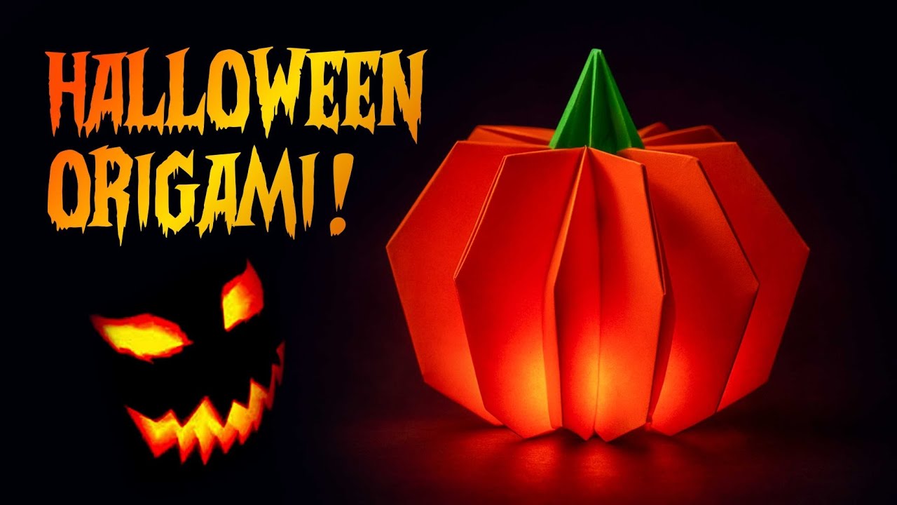 It Looks Alive... Halloween Origami Pumpkin!