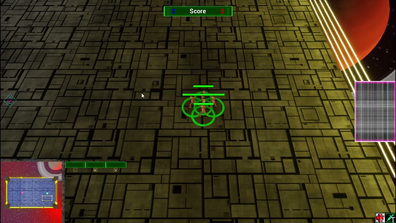 Multiplayer Sci-Fi RTS Template OneToOne Gameplay