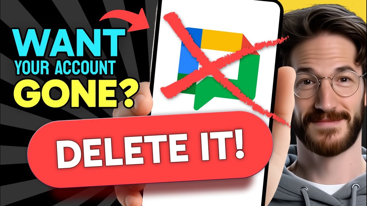 How to DELETE Google Chat ACCOUNT (Step by Step)