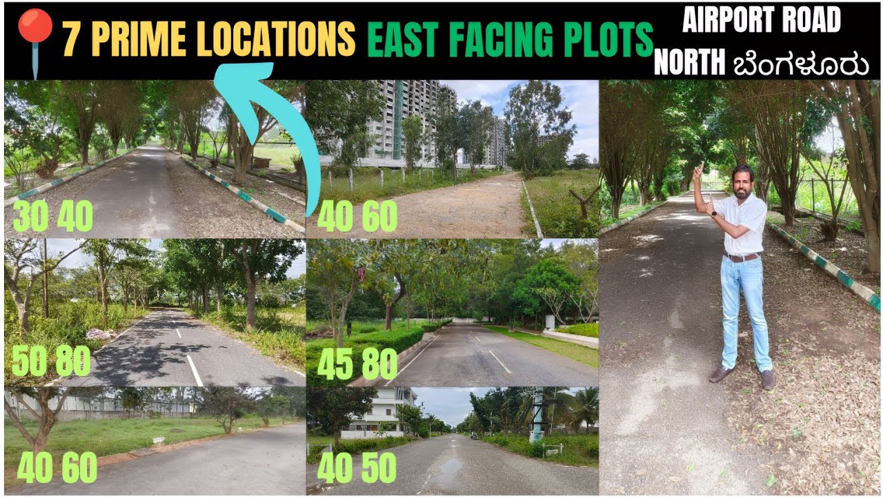 Sold Out EastFacing Sites for Sale Airport Road Bangalore|7PrimeLocationsinNorth BangaloreRealEstate