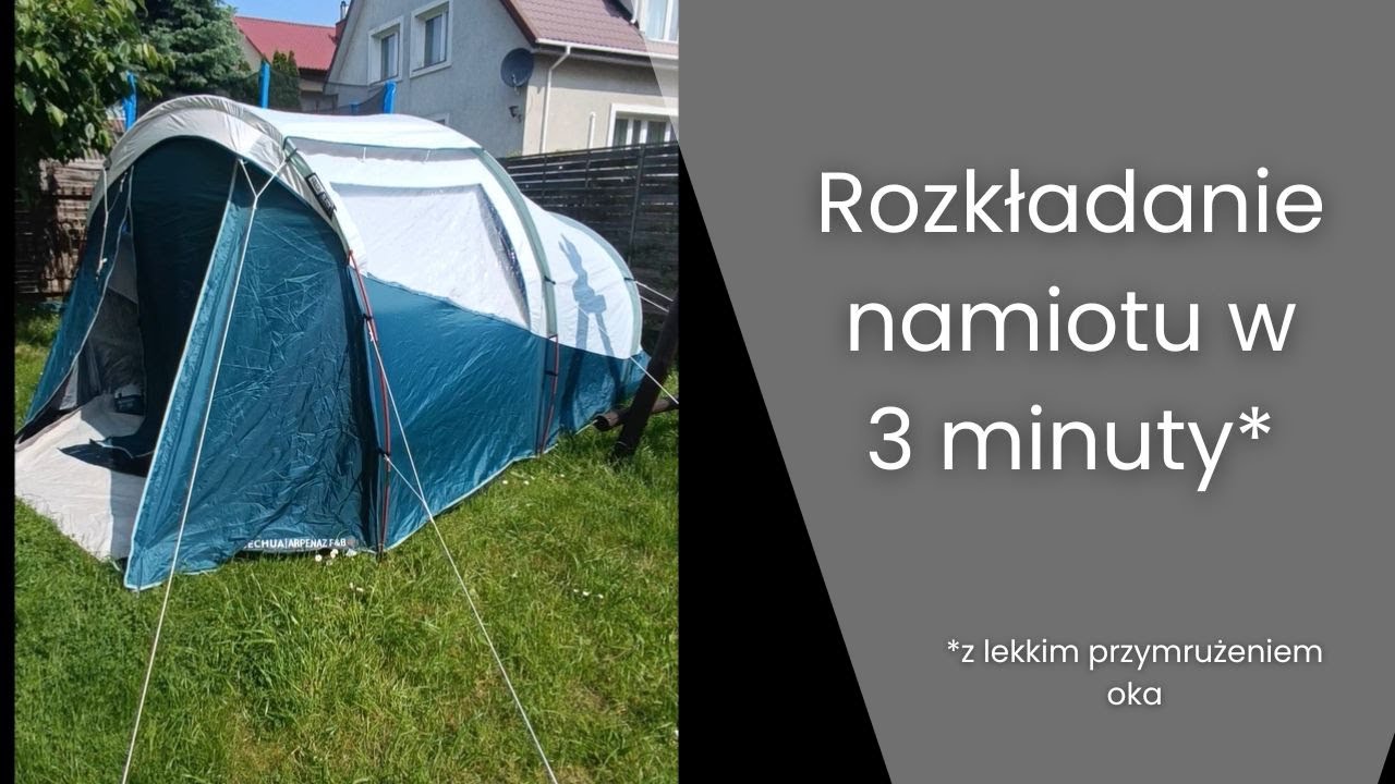 Rozkładanie namiotu w 3 minuty - Arpenaz 4.1 F&B