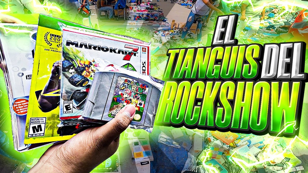 En el tianguis sin regatear! ¡El rockshow! | Buscando consolas en México $$