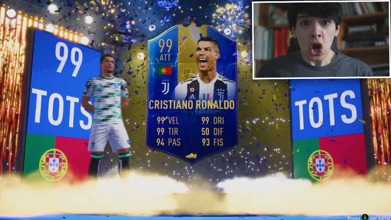 CRISTIANO RONALDO 99 TOTS IN A PACK! SERIE A TOTS GARANTITI [FIFA 19]