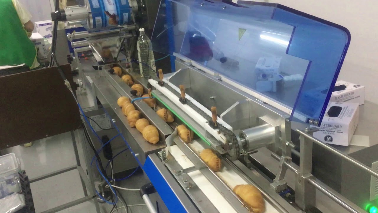 KRUVASAN PAKETLEME HATTI / AUTOMATIC CROISSANT PACKING MACHINE