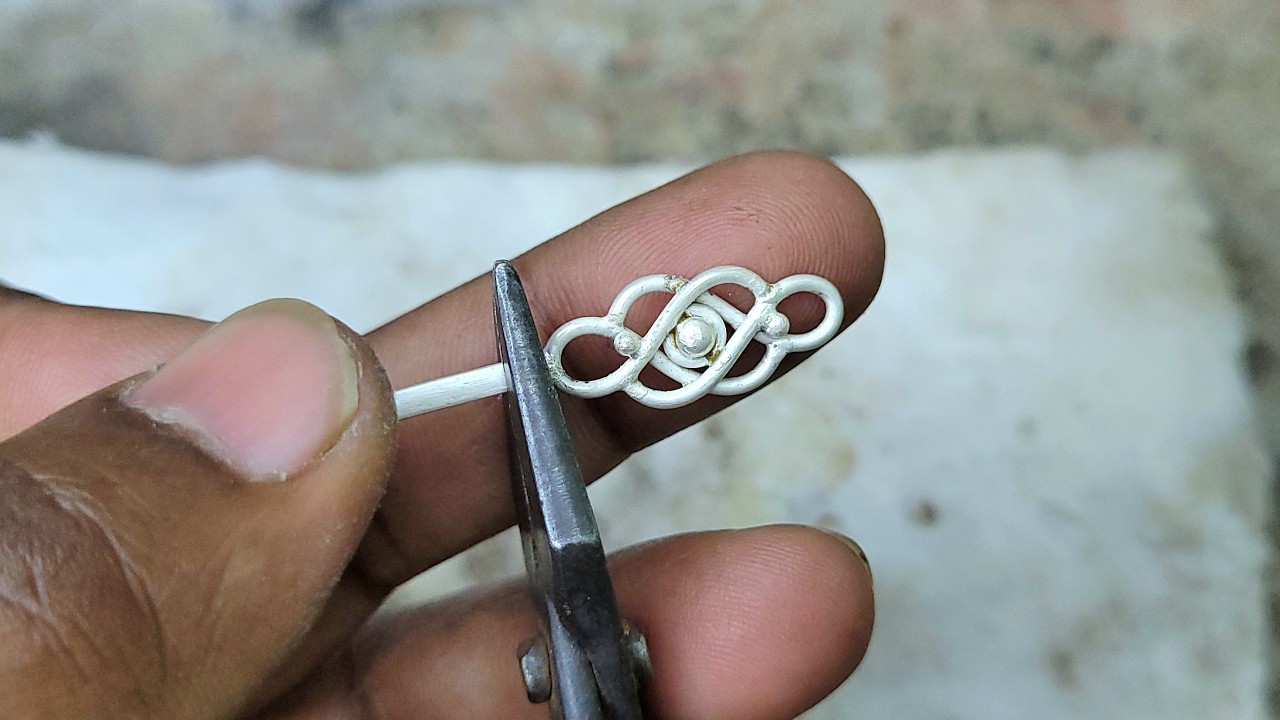 New design twisted ring making ! Making a ring from silver wire