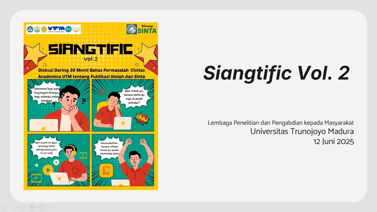 Siangtific Vol. 2 (12-6-2025) Layanan Daring Publikasi Ilmiah dan Sinta Universitas Trunojoyo Madura