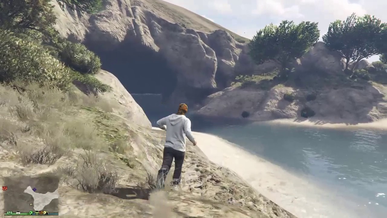 Gta 5 cave locations- 3 caves -mountain cave!!!