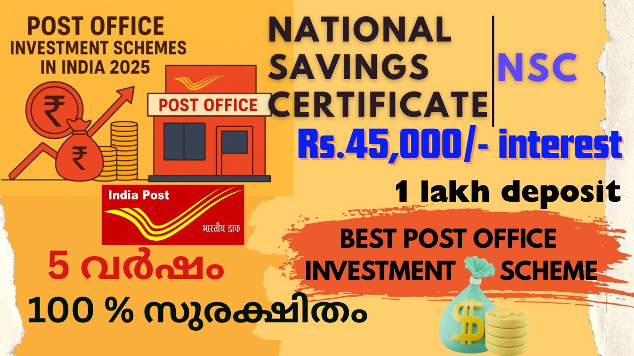 NATIONAL SAVINGS CERTIFICATE|NSC|ZERO RISK HIGH RETURN INVESTMENT SCHEME IN POST OFFICE