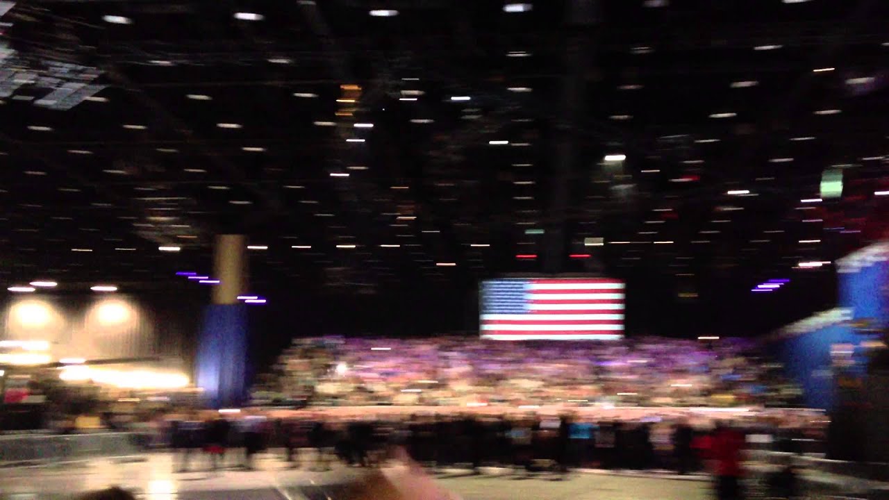 Crowd Reaction to Obama Win at McCormick Place