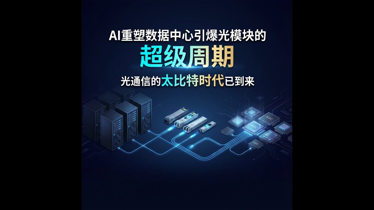 高盛：AI重塑数据中心引爆光模块的超级周期，光通信的太比特时代已到来