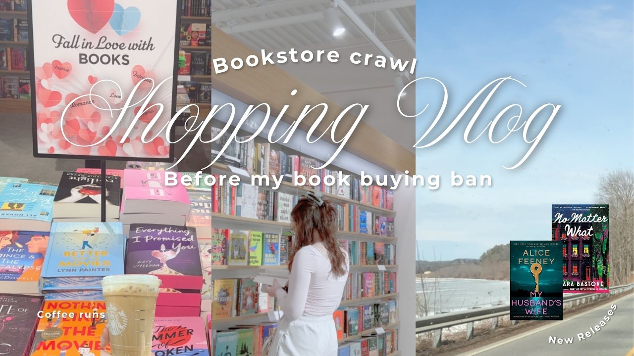 Book shop with me before my BOOK BUYING BAN | Bookstore crawl and haul