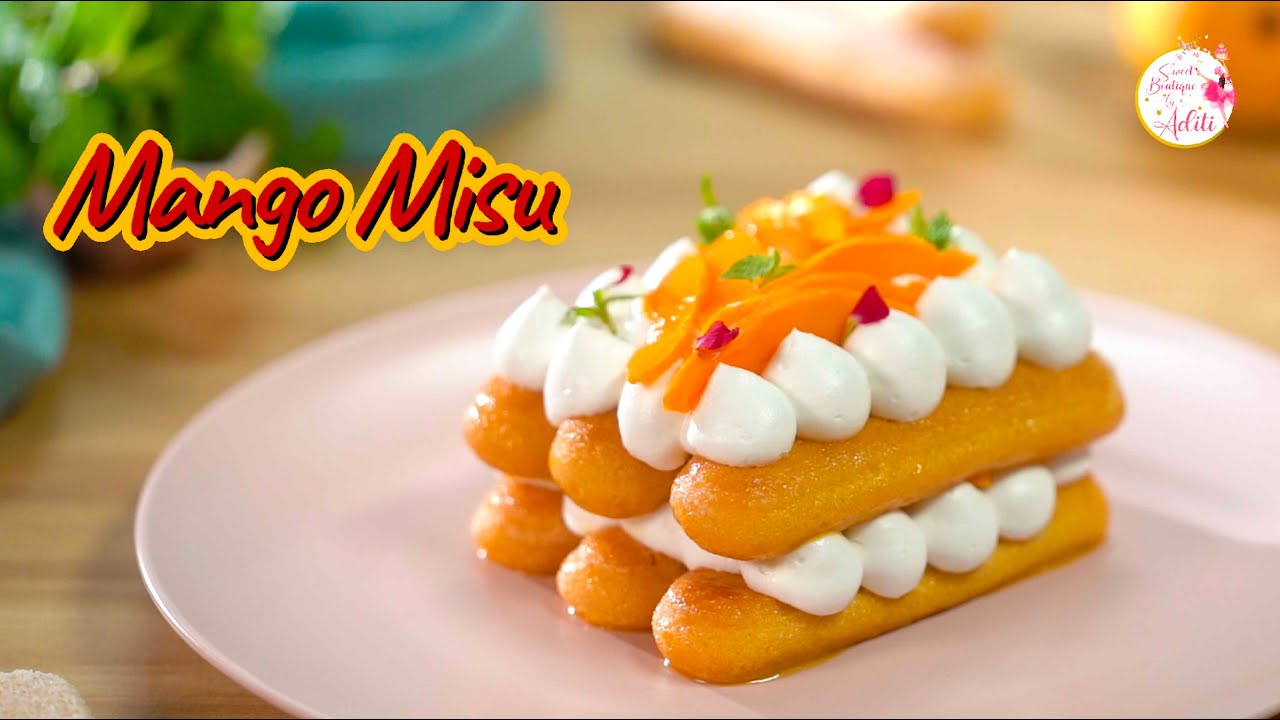 Mango Misu Cake | Summer Special | 5 min Recipe