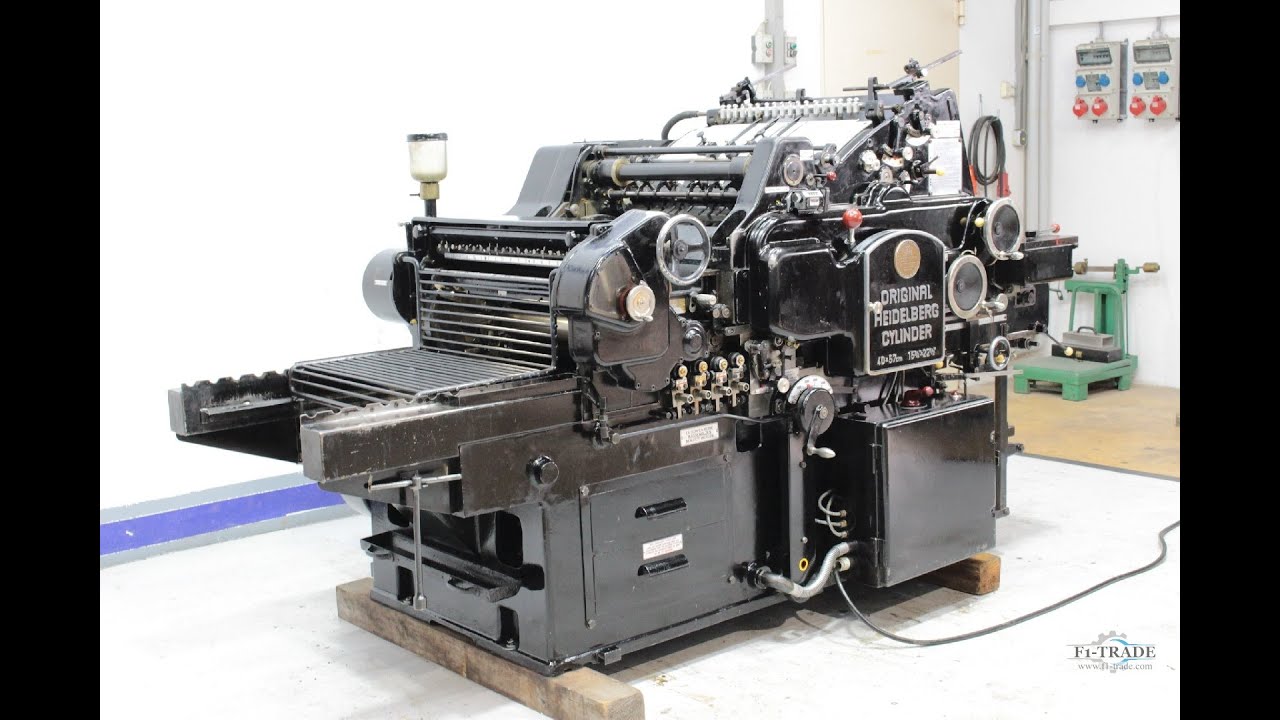 Letter Press Cylinder DIE Cutter Heidelberg KSB (24092) by F1-TRADE-GmbH_www.f1-trade.com