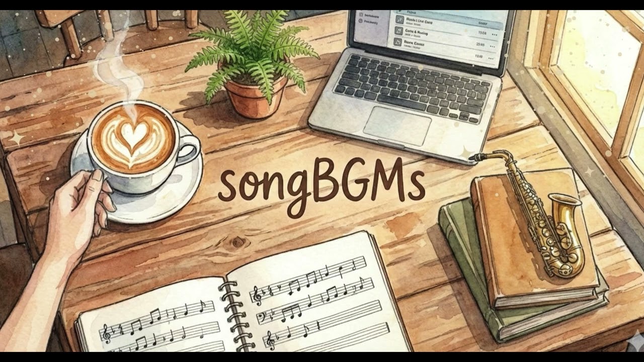 【作業用BGM】最高の集中力をもたらすカフェ音楽 - 勉強・仕事・読書のためのリラックスJazz & Piano