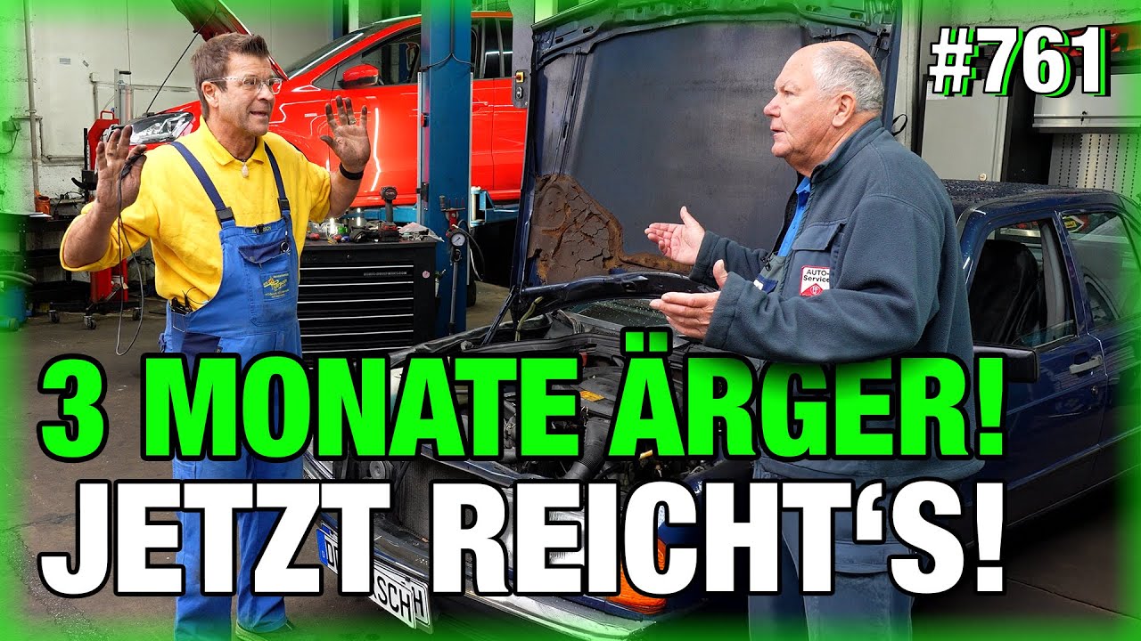 Mercedes 190 startet nicht! 3 Monate in anderer Werkstatt ohne Erfolg + Scheibentausch VW Arteon