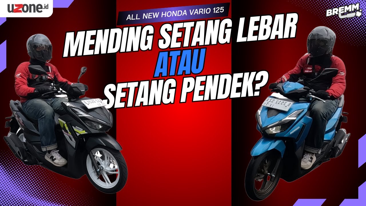 NYOBAIN DUA VARIAN ALL NEW HONDA VARIO 125, BEDANYA CUMA DI SETANG AJA