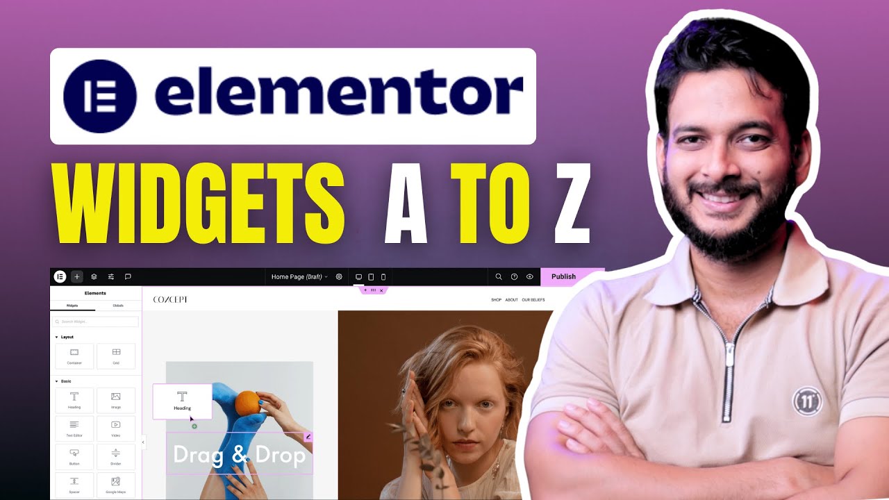 Elementor Widgets Explained For True Beginners - Don&rsquo;t Skip This!