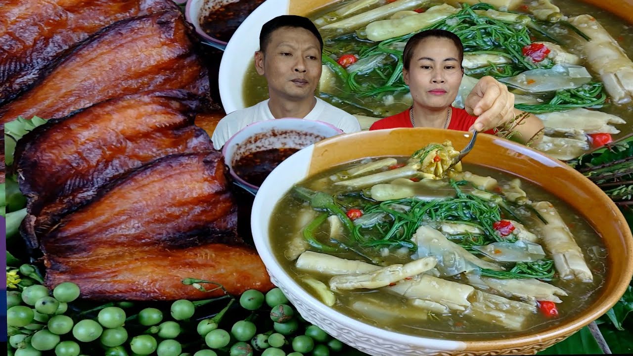 แกงหน่อไม้สดซดฮ้อนๆปลาช่อนแดดเดียวทอดหอมๆแซ่บคักจ้า|19 กรกฎาคม 2025