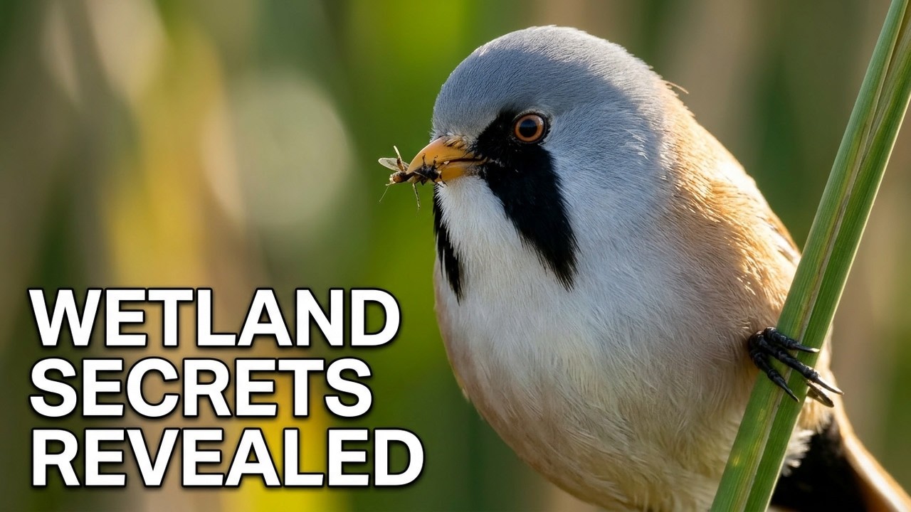 Bearded Reedling Family Life | From Foraging to Raising Chicks