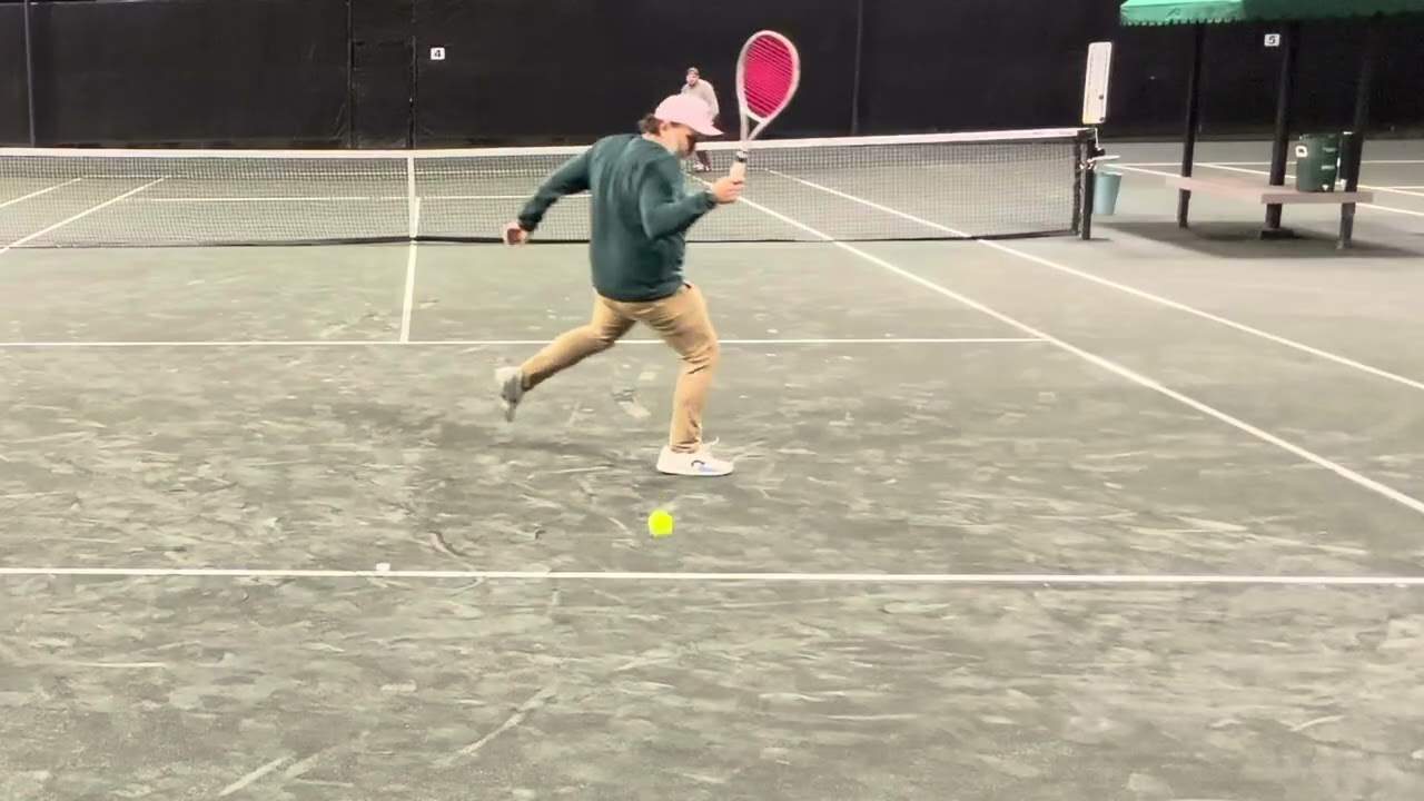 Tennis Match Kyle Bales Tulsa Tennis clay court 