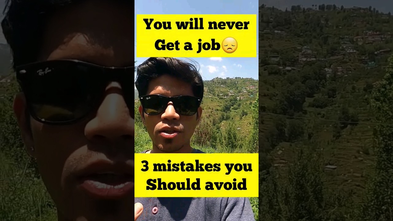 You will never Get a job😞😞 