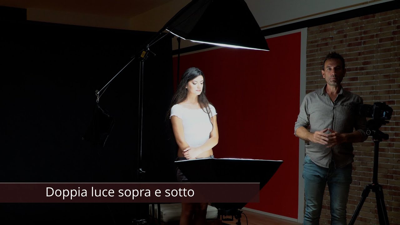 Schemi luci fotografica beauty: la doppia luce verticale