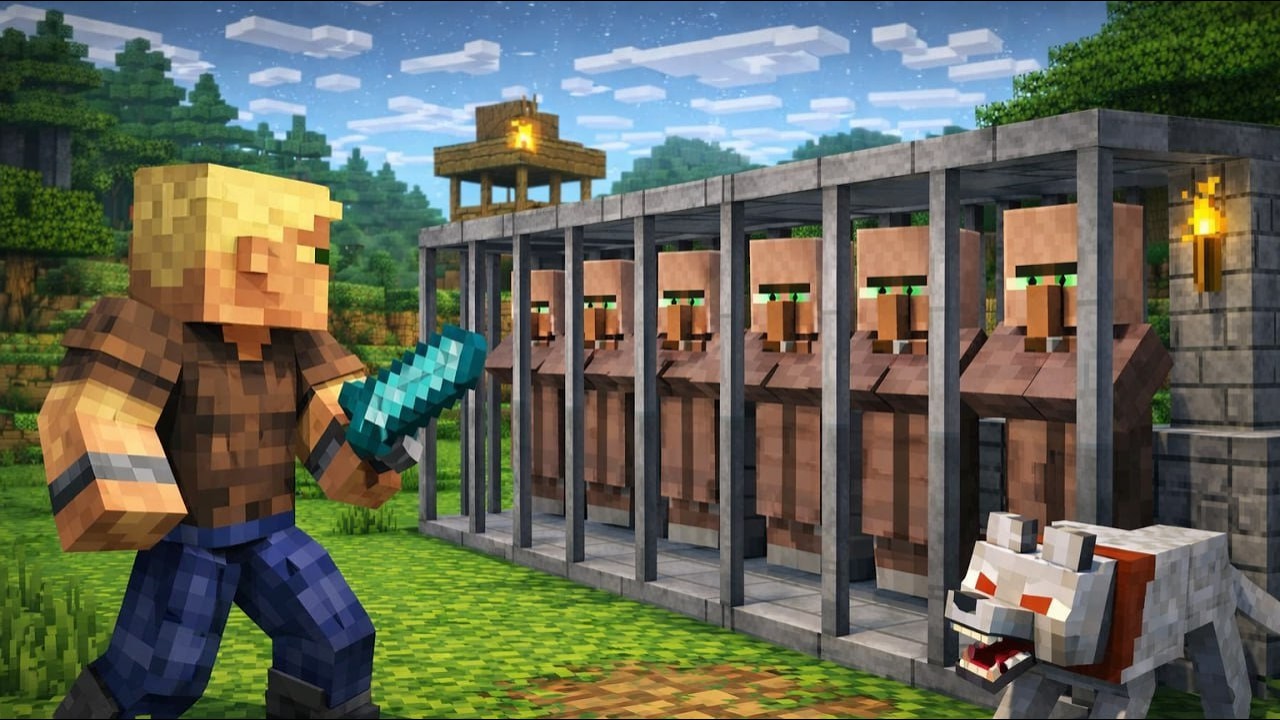 😱G‘ALATI QARIYA BARCHA JITELLARNI TUZOQQA TUSHIRDI  | MINECRAFT UZBEK TILIDA