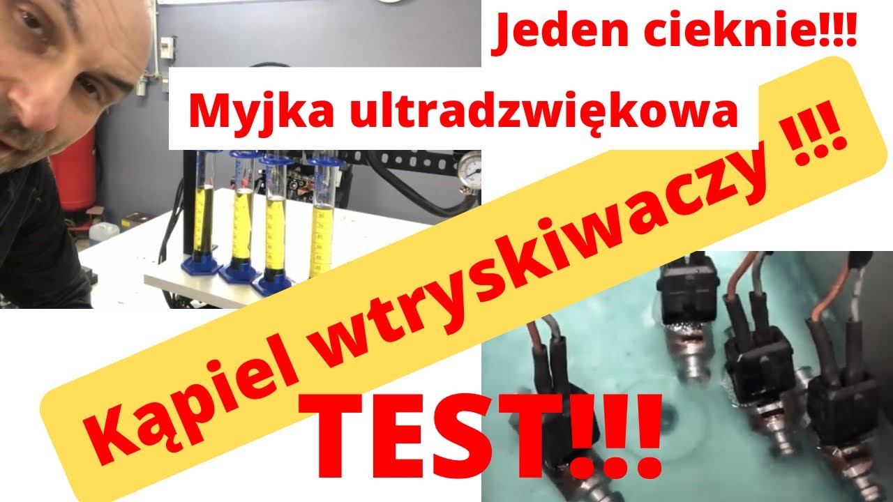 Wtryskiwacze  mycie i weryfikacja
