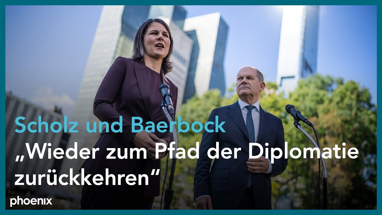 Olaf Scholz & Annalena Baerbock zur UN-Generalversammlung am 19.09.23