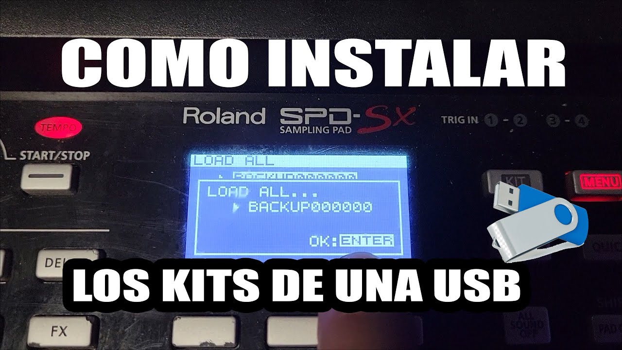 Como Instalar Los Kits En Tu Spd Sx De Una USB o Memoria