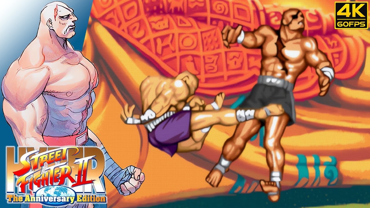 Hyper Street Fighter II - Sagat (ST) (Arcade / 2003) 4K 60FPS
