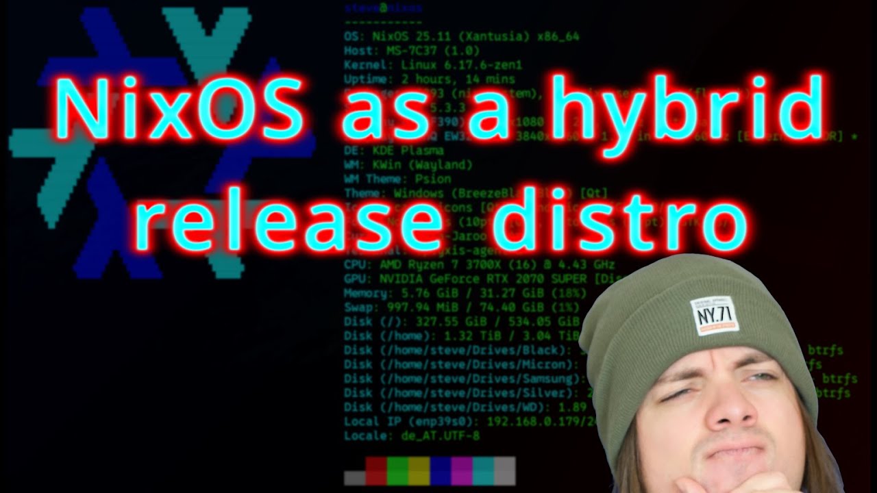 Combine stable and unstable Packages on NixOS || Using Linux