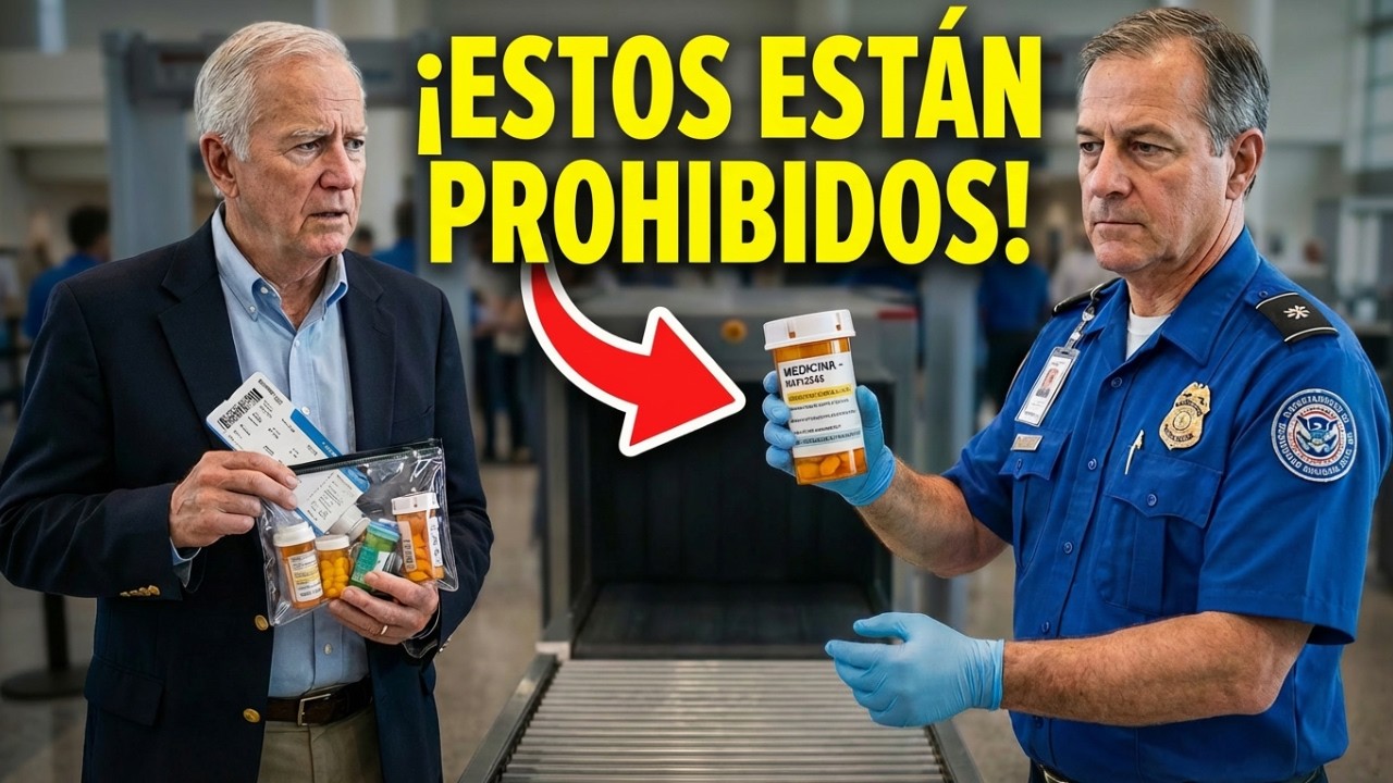 NUEVAS Reglas de Medicamentos Para Adultos Mayores en Aeropuertos 2026 (Pueden Detenerlos)
