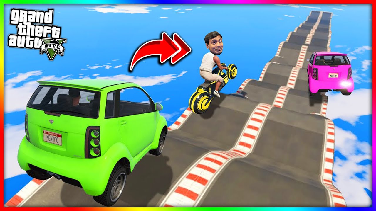 Mega Ramp Challenge | GTA 5 | in Telugu
