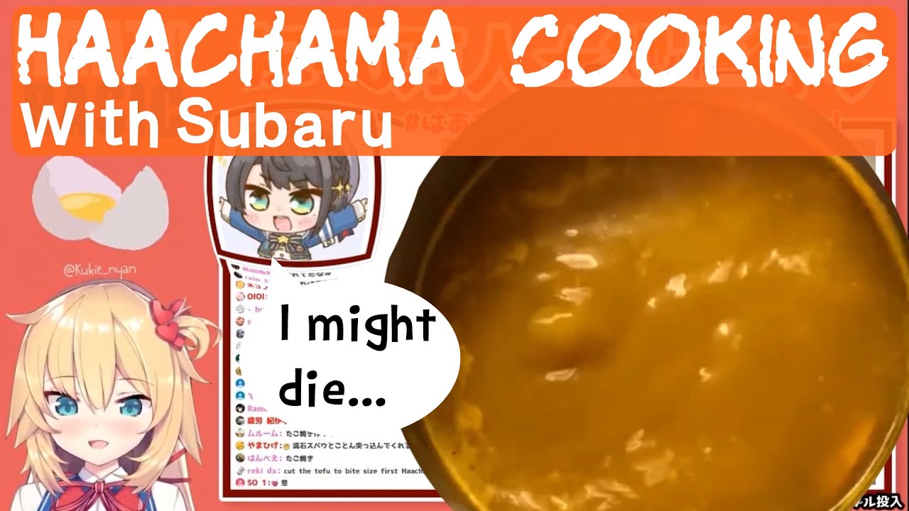 [Akai Haato] Haachama cooking [Oozora Subaru, Vtuber translation, Hololive Eng Sub]