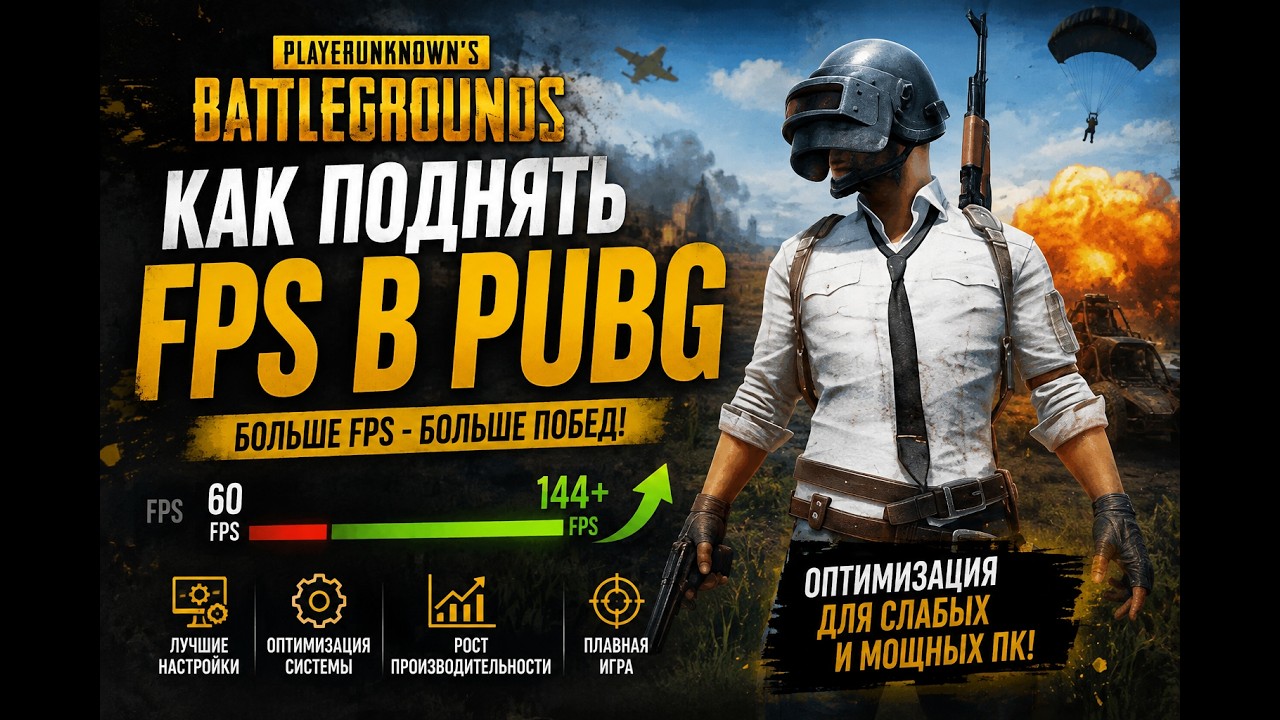 PUBG FPS BOOST 2026 | How to Increase FPS in PUBG | Best Settings | Fix Stuttering & Input Lag