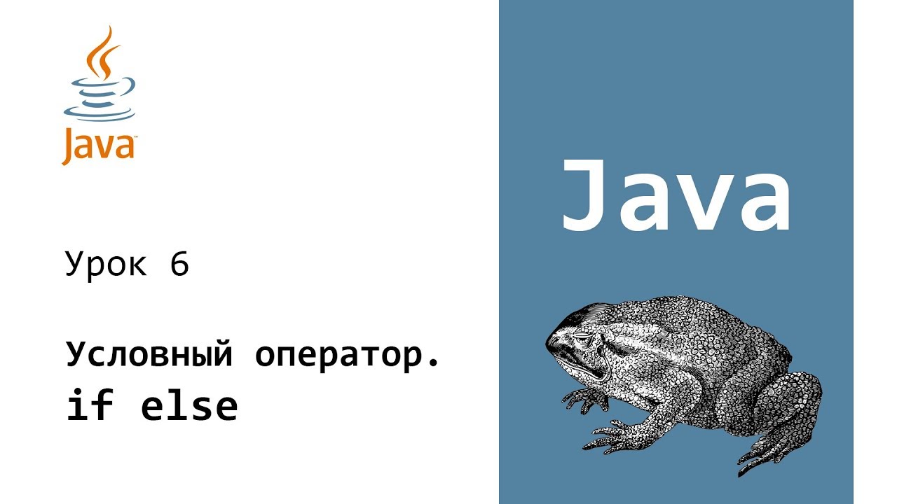 Java. Условия. Условные конструкции. if else. Урок 6