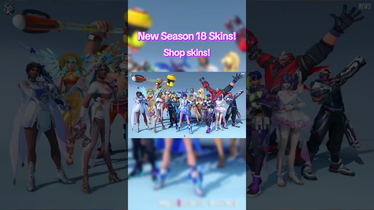 New Overwatch Season 18 Skins! What do you guys think? | Overwatch 2 | New Season | Overwatch News |