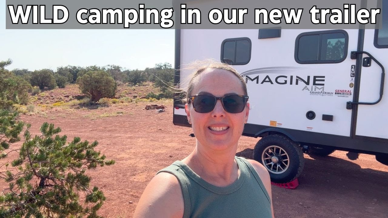 WILD camping in our NEW TRAILER outside CAPITOL REEF NATIONAL PARK (Vlog 11)