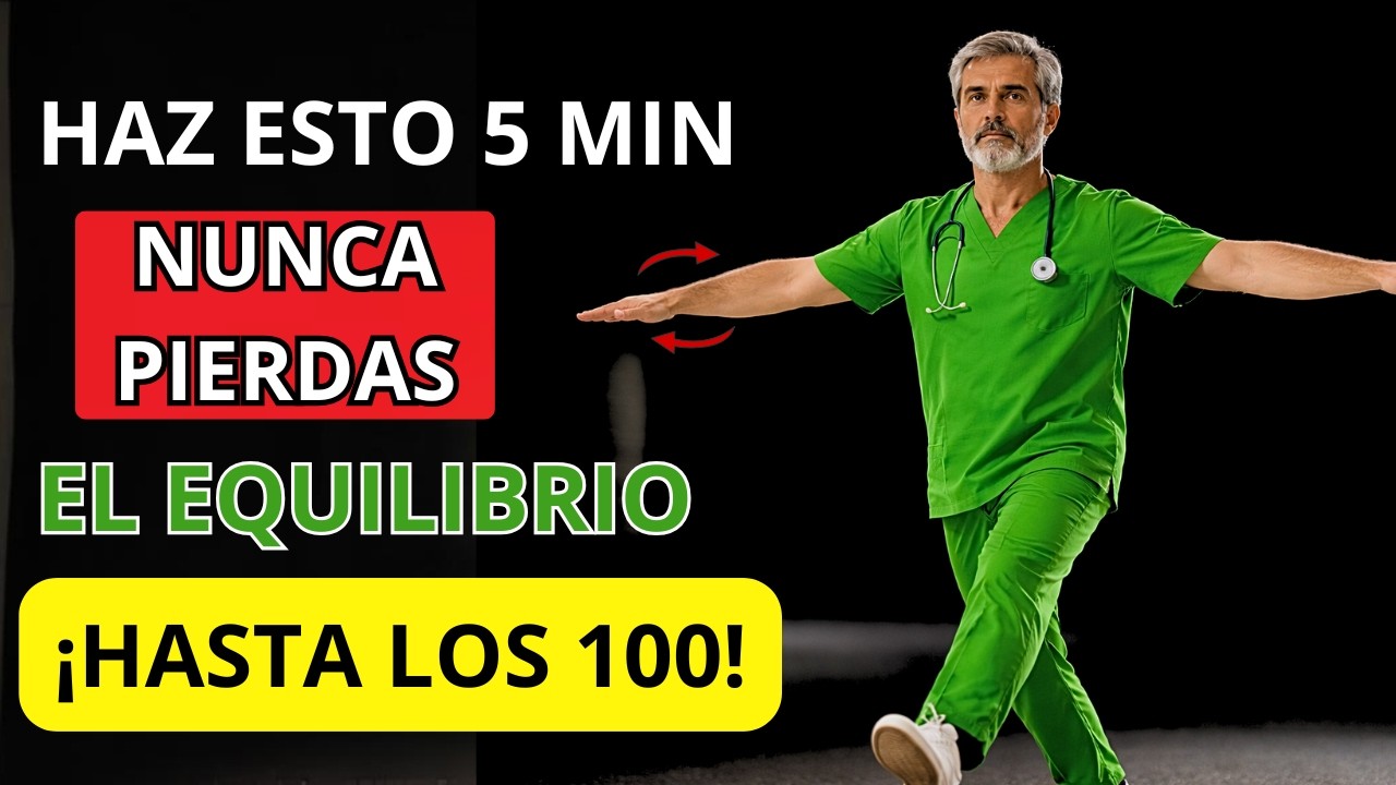 Si Tienes Más de 60 Años, Estos 5 Minutos Pueden Evitar una Caída